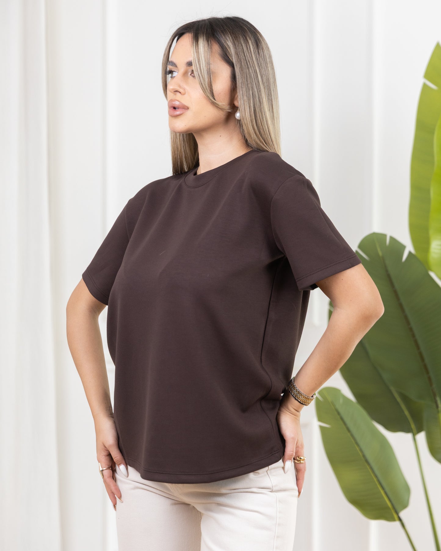Majica Basic braon