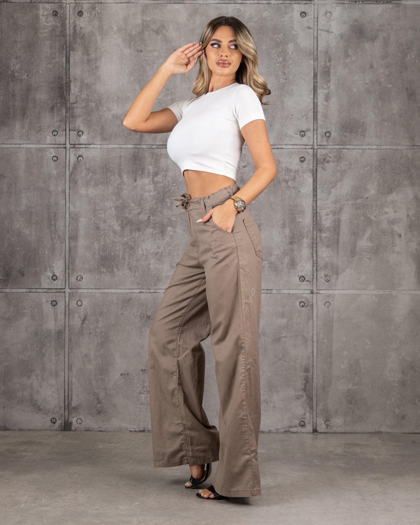 Ženska Lanena Pantalona 699/4